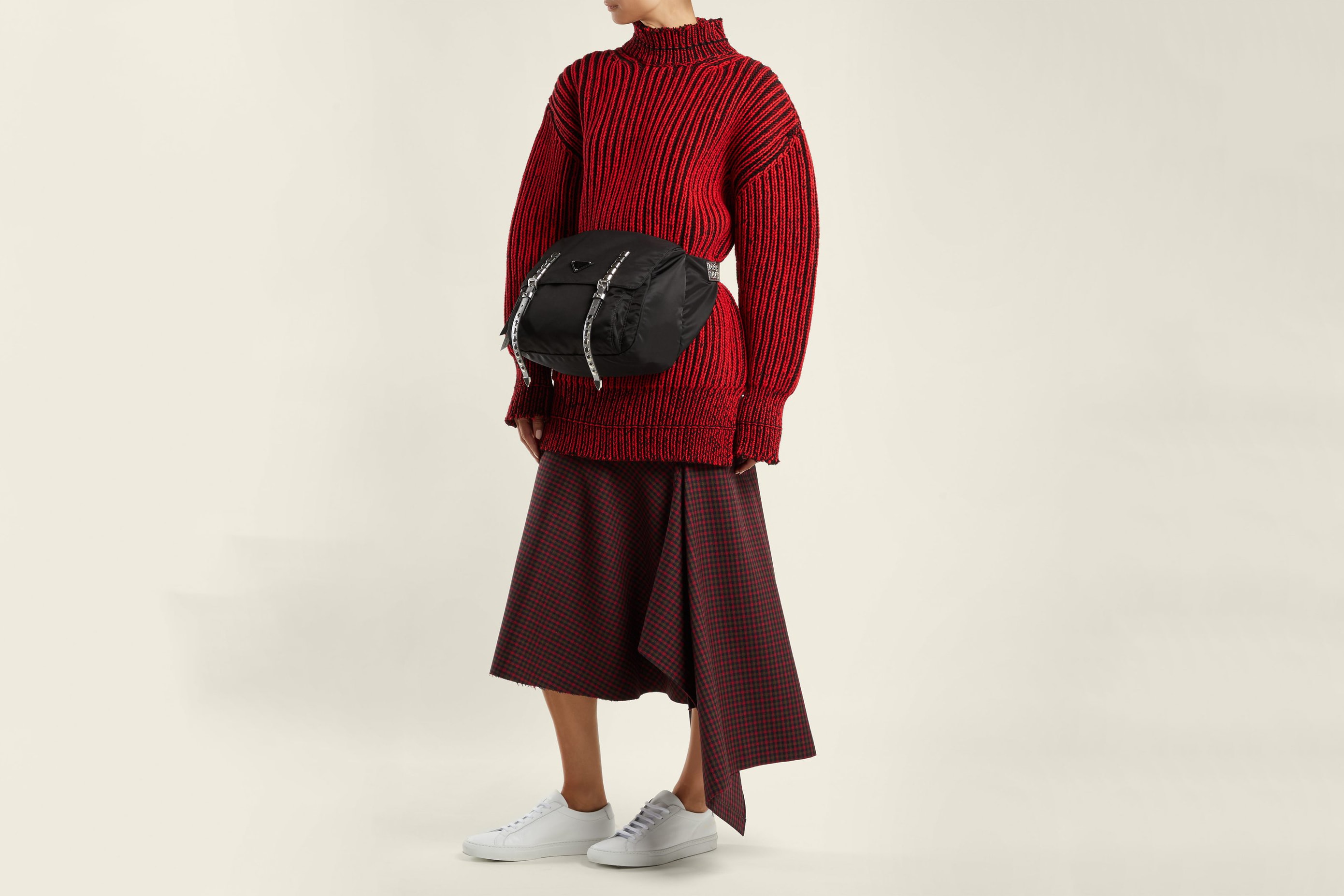 Prada Over-Sized Nylon Belt Bag Miuccia Prada Luxury Designer Bag Crossbody