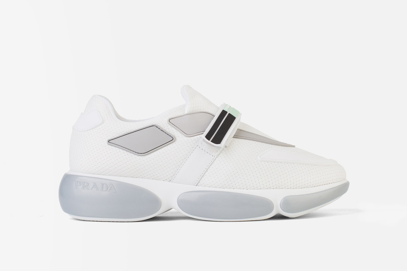 Shop Prada Cloudbust Sneakers in White Chunky Retro Shoe Footwear