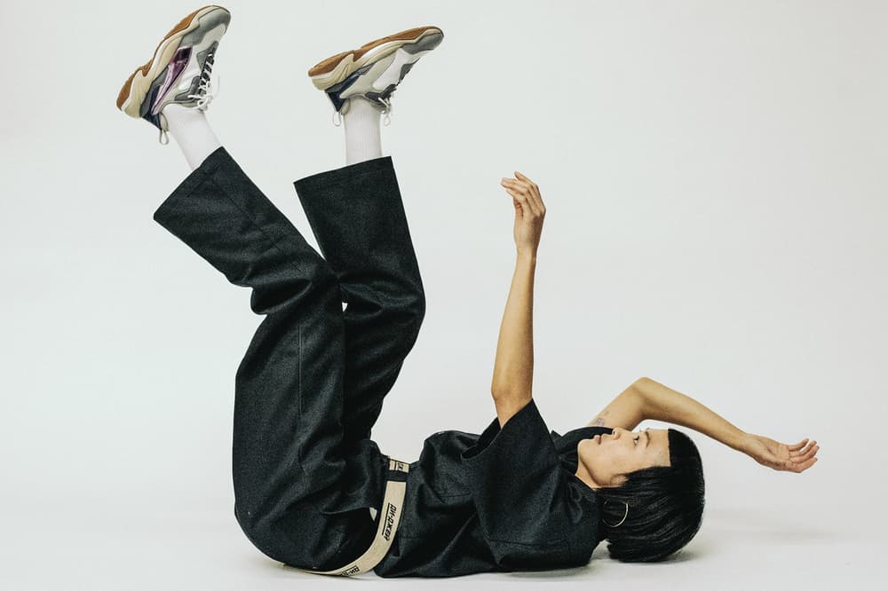 PUMA Thunder Electric Gray Violet Lavender Editorial