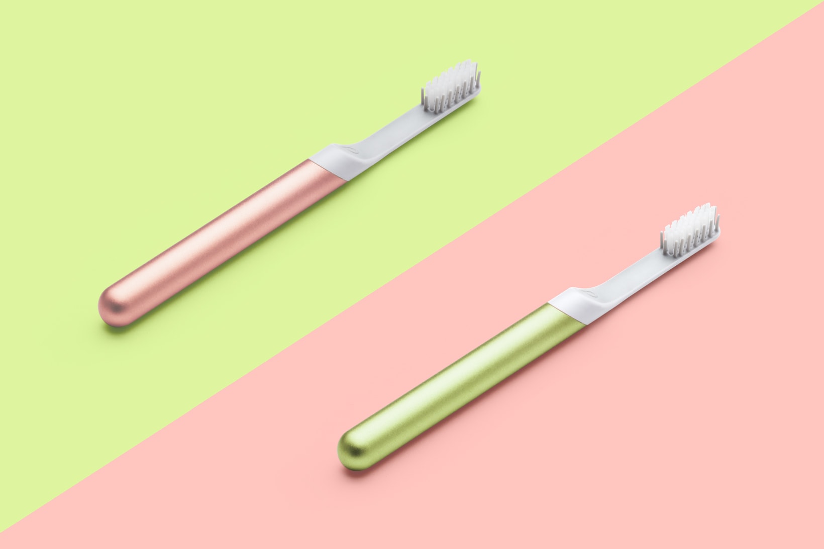 quip Electric Toothbrush Watermelon Pink Green