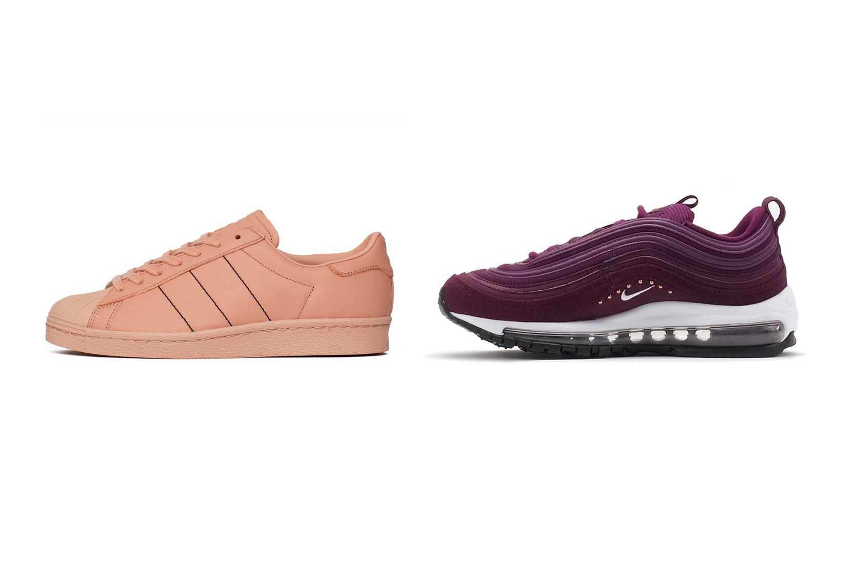 The Sneaker Edit adidas Originals Superstar 80s Trace Pink Nike Air Max 97 Special Edition Bordeaux
