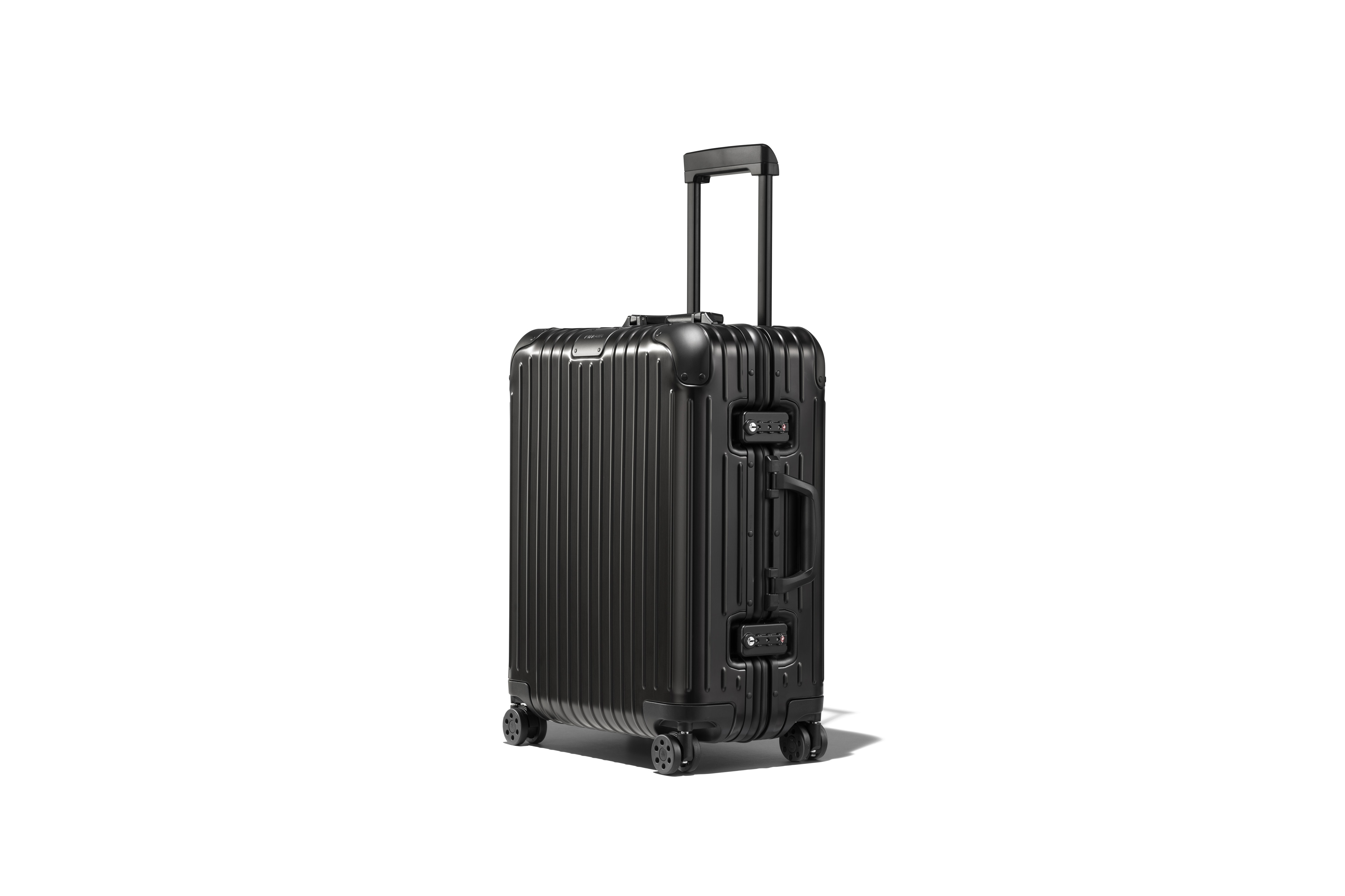 RIMOWA's New Travel Suitcase Collection Luggage Bag Vacation Summer Red Black White Silver Aluminium Design