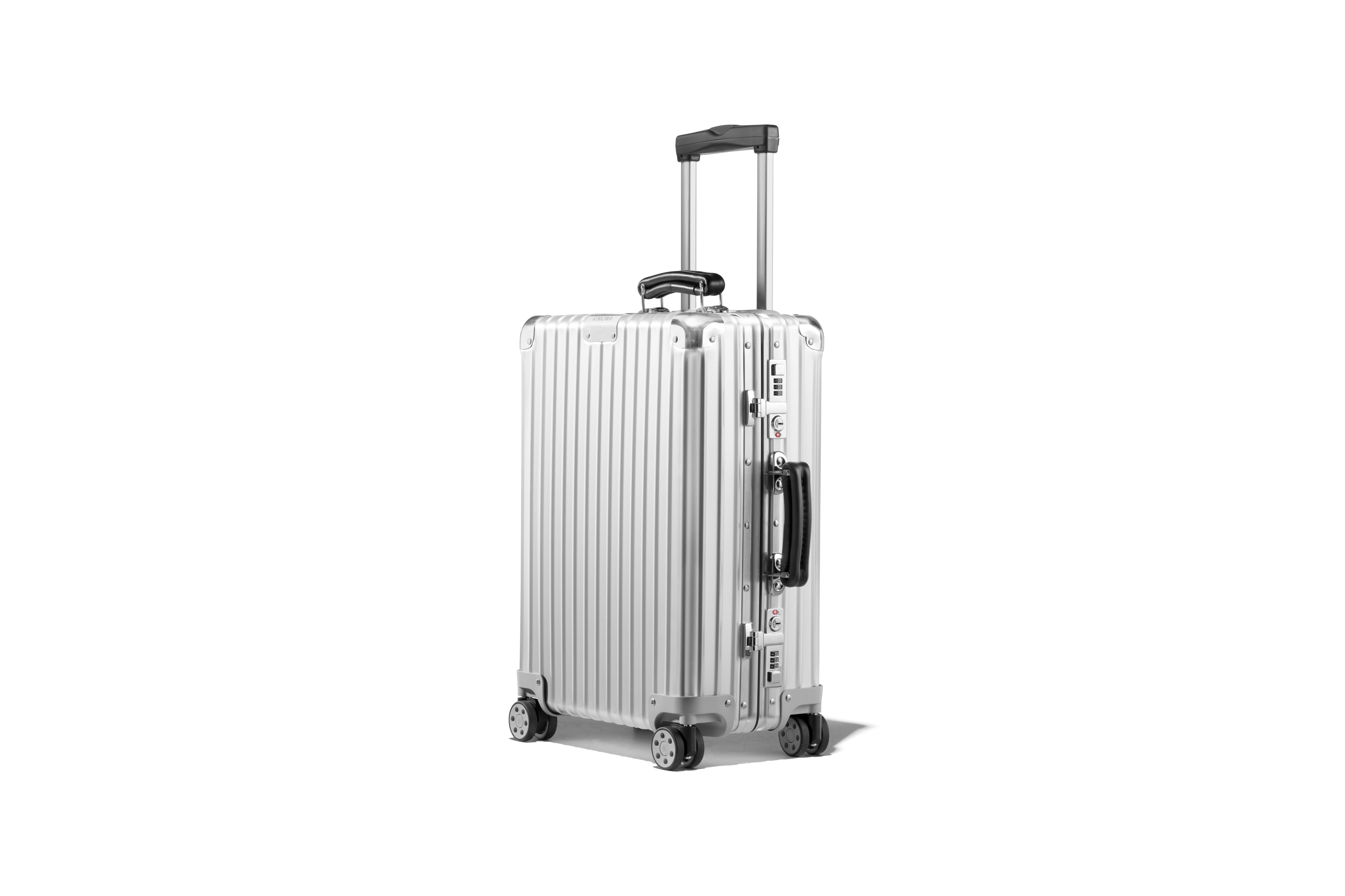 RIMOWA's New Travel Suitcase Collection Luggage Bag Vacation Summer Red Black White Silver Aluminium Design