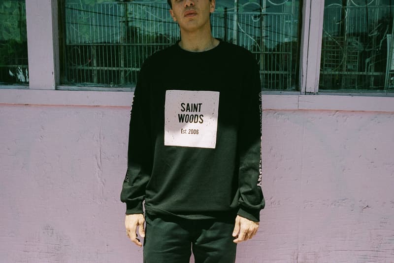 Saintwoods x Opening Ceremony Capsule Collection Lookbook T-Shirt Sweater Tote Bag