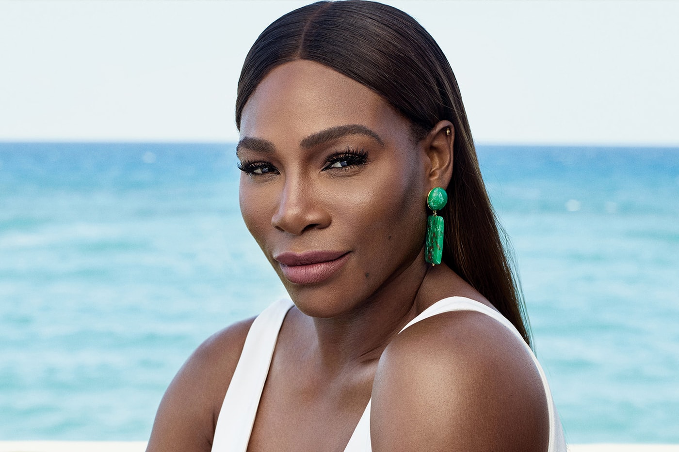 Serena Williams InStyle Magazine August 2018 Badass Woman Issue Swimsuit White