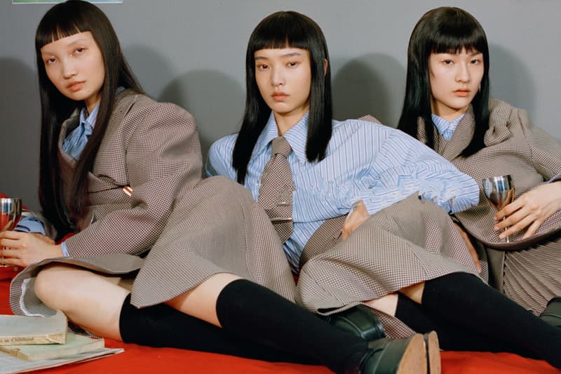 SHUSHU/TONG Fall/Winter 2018 Campaign Collection Lookbook Chinese UK School Uniforms Designer