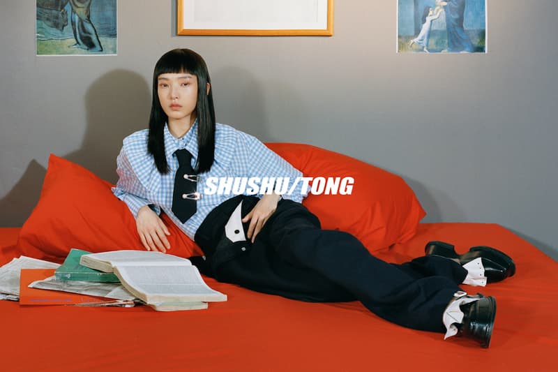 SHUSHU/TONG Fall/Winter 2018 Campaign Collection Lookbook Chinese UK School Uniforms Designer