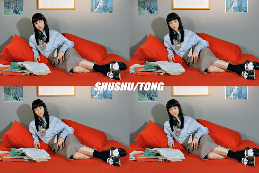 SHUSHU/TONG Fall/Winter 2018 Campaign Collection Lookbook Chinese UK School Uniforms Designer