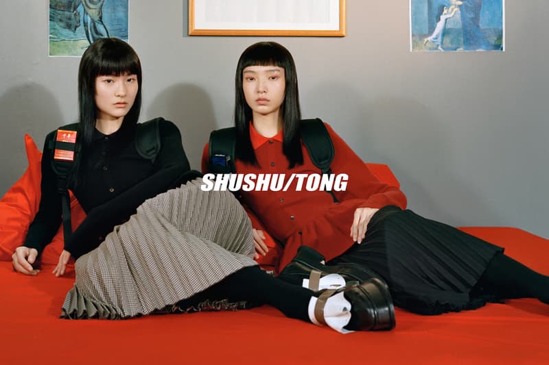 SHUSHU/TONG Fall/Winter 2018 Campaign Collection Lookbook Chinese UK School Uniforms Designer