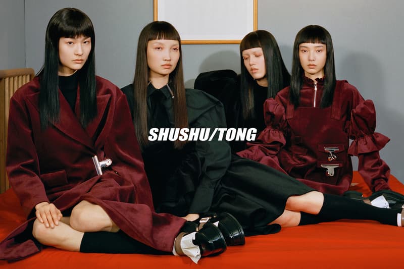 SHUSHU/TONG Fall/Winter 2018 Campaign Collection Lookbook Chinese UK School Uniforms Designer