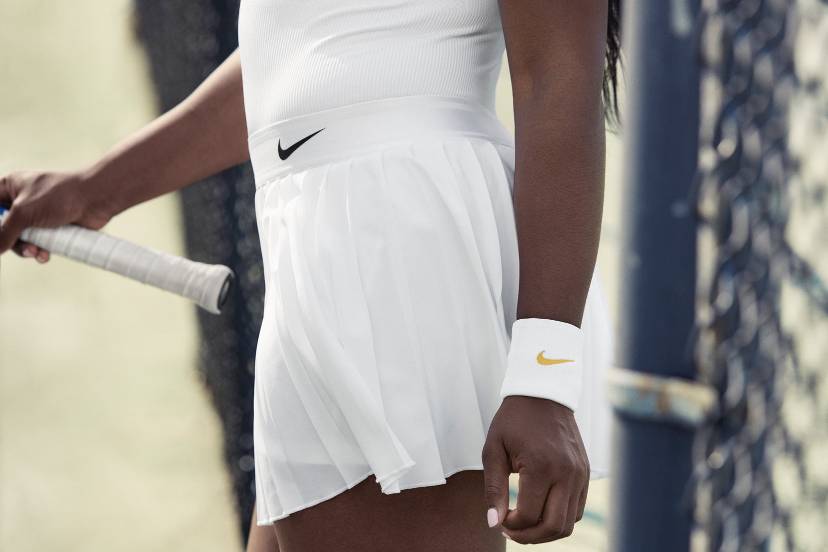 Sloane Stephens NikeCourt Slam Tank Victory Skirt White Lookbook