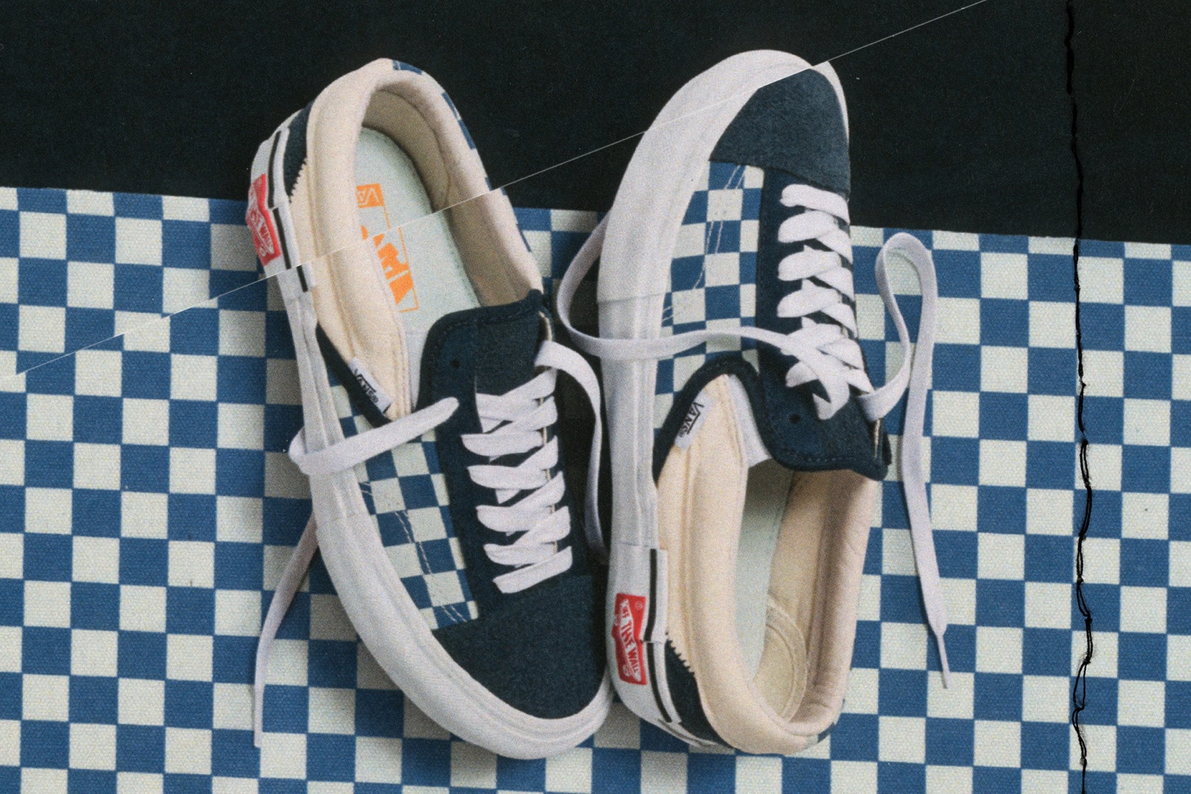 Vans Vault Authentic Inside Out Cap LX Pack Checkerboard Blue White