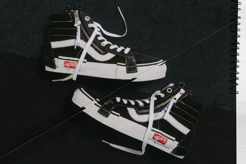 Vans Vault Sk8-Hi Inside Out Cap LX Pack Checkerboard Black White