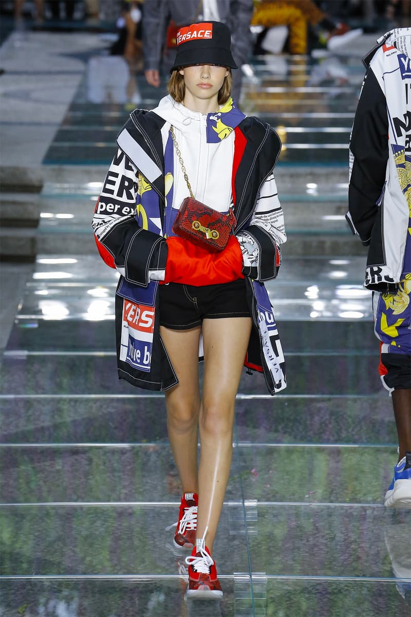 Versace Spring Summer 2019 Mens Runway Fran Summers Bucket Hat Sneakers