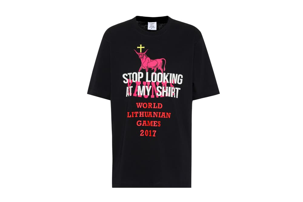 Buy Vetements Summer Graphic T-Shirts Demna Gvasalia Print Black White Collection