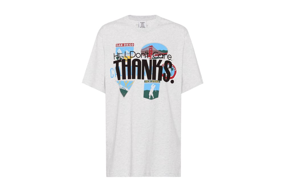 Buy Vetements Summer Graphic T-Shirts Demna Gvasalia Print Black White Collection