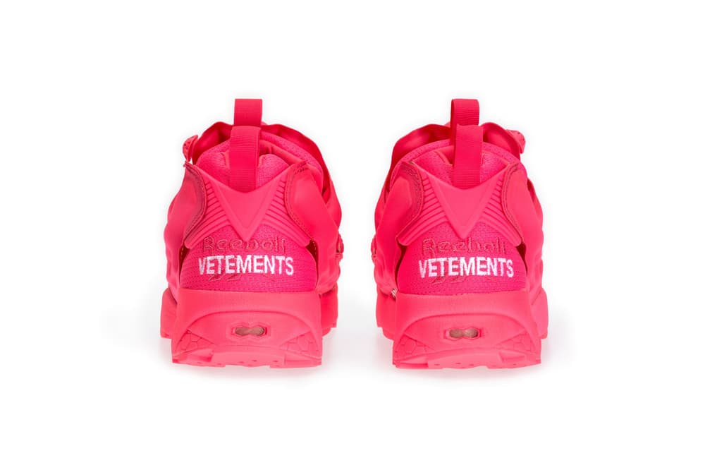 Vetements Fluro Instapump Fury Fluorescent Pink