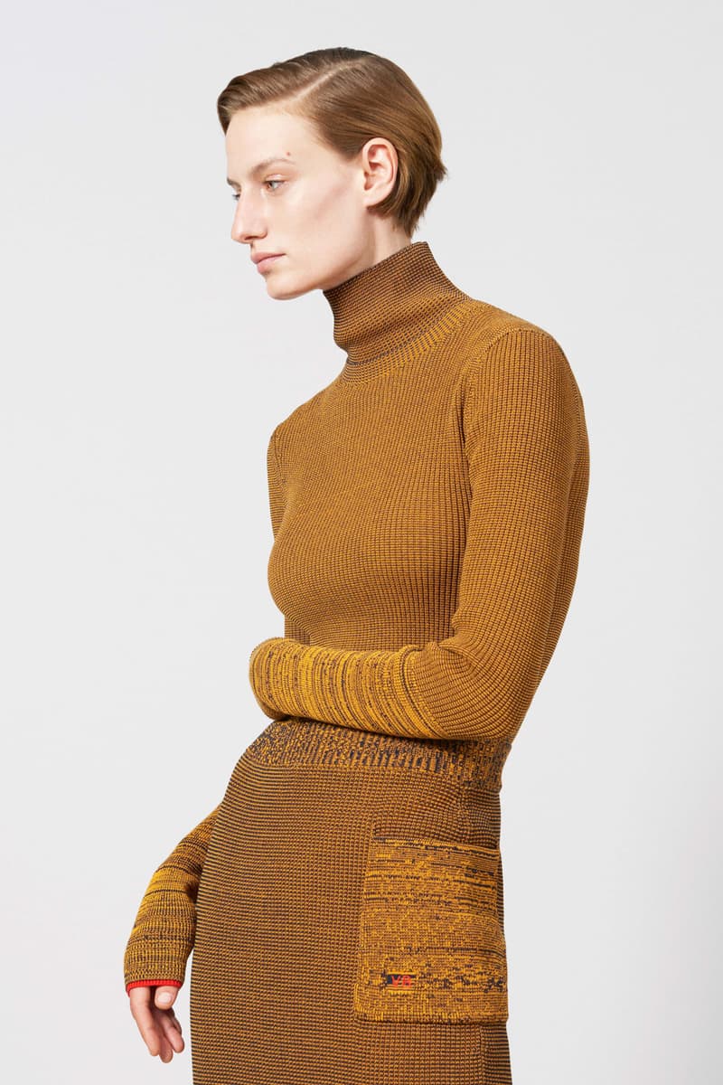 Victoria Beckham Resort 2019 Collection Lookbook Longsleeve Turtleneck Orange