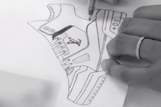 Virgil Abloh Reveals His First Louis Vuitton Sneaker