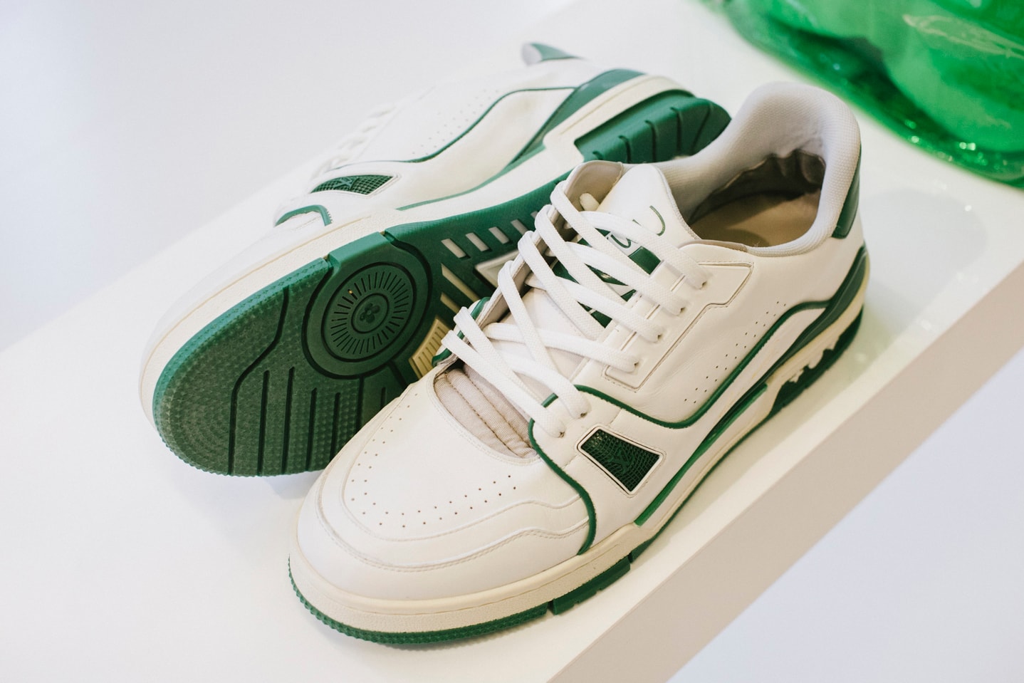 Virgil Abloh Louis Vuitton Spring/Summer 2019 Sneaker Green White