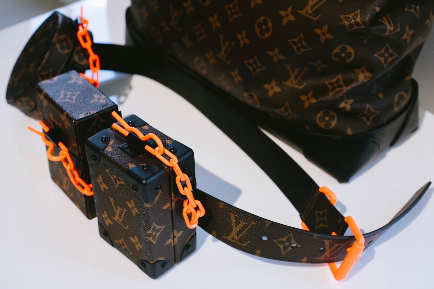 Virgil Abloh Louis Vuitton Spring/Summer 2019 Belt Bag Monogram Orange