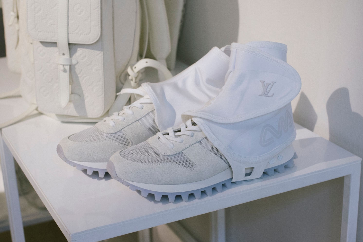 Virgil Abloh Louis Vuitton Spring/Summer 2019 High-Top Sneaker White