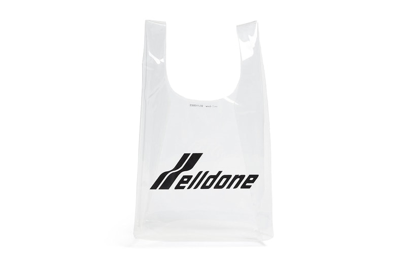 We11done Rare Market Korean Fashion Brand Designer Plastic Tote Bag