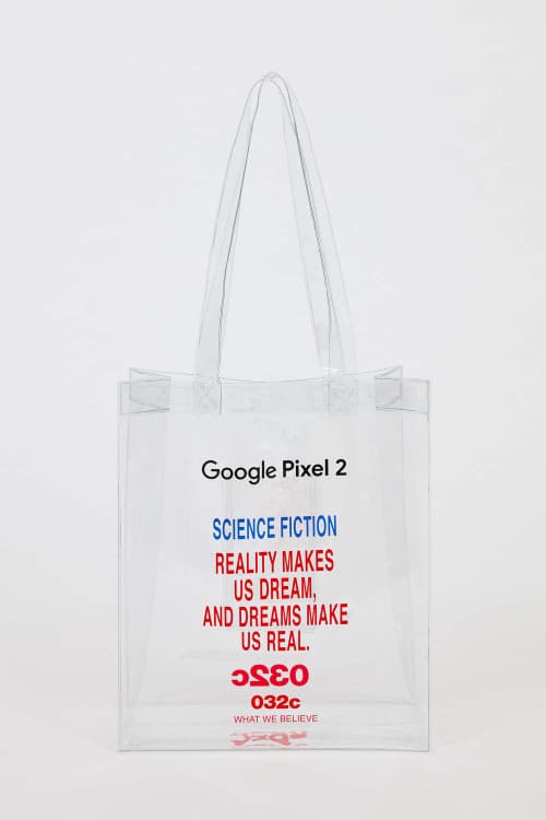 Google Pixel 2 Smartphone 032c PVC Tote Bag Collaboration Limited Edition Exclusive Drop Launch