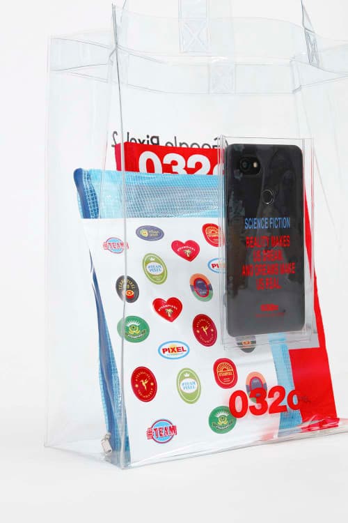 Google Pixel 2 Smartphone 032c PVC Tote Bag Collaboration Limited Edition Exclusive Drop Launch