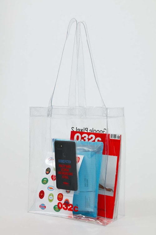 Google Pixel 2 Smartphone 032c PVC Tote Bag Collaboration Limited Edition Exclusive Drop Launch