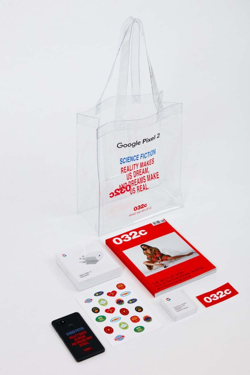 Google Pixel 2 Smartphone 032c PVC Tote Bag Collaboration Limited Edition Exclusive Drop Launch