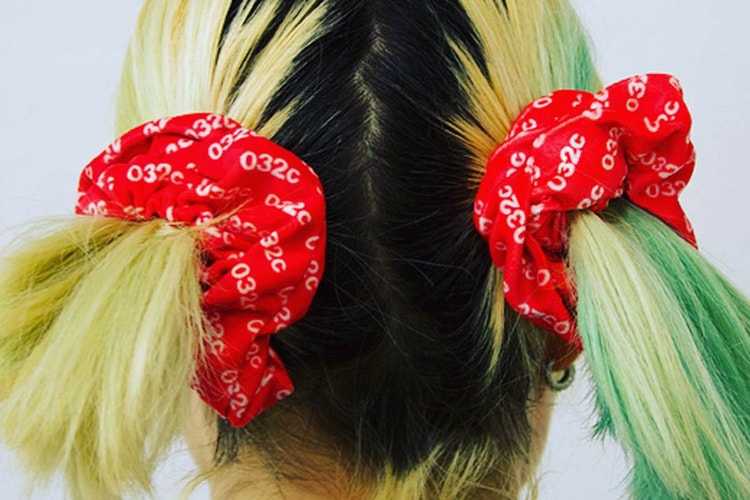 032c's Velvet Scrunchie Is the Ultimate '90s Hair Accessory