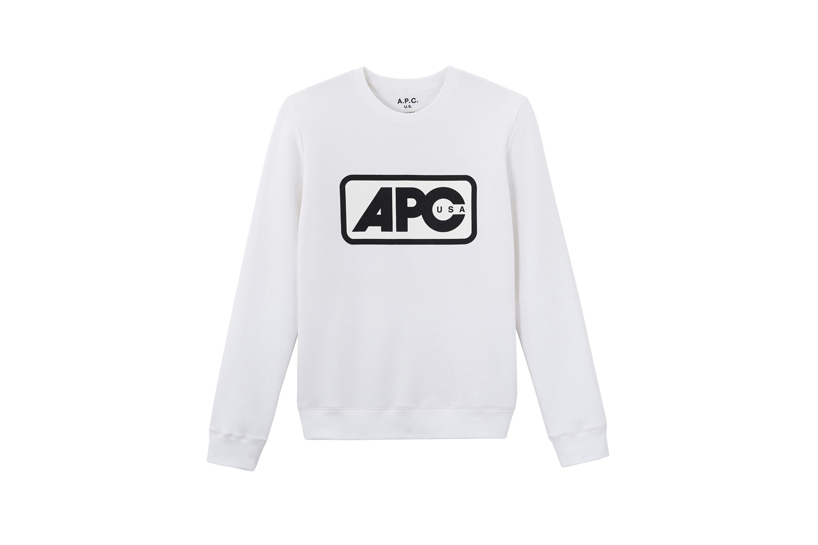 A.P.C. Fall/Winter 2018 Collection Bernadette Sweatshirt White