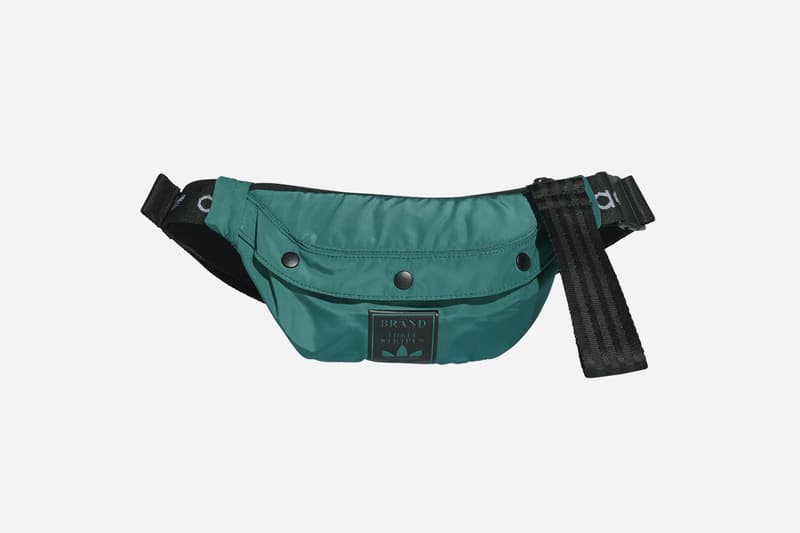 adidas monochromatic black white faux fur mini backpack noble green fanny pack waist bag