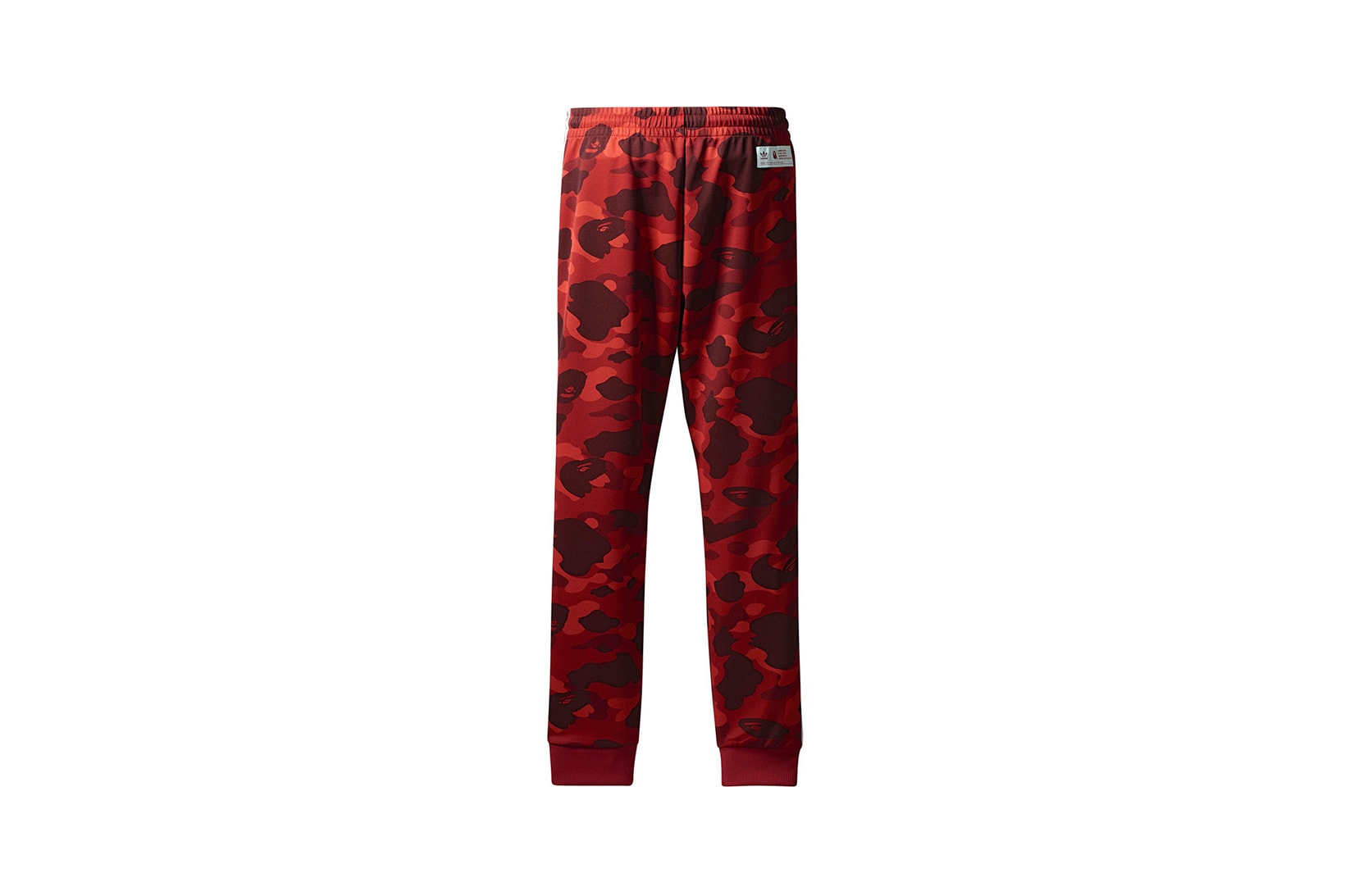 BAPE x adidas Originals Collection Track Pants Red
