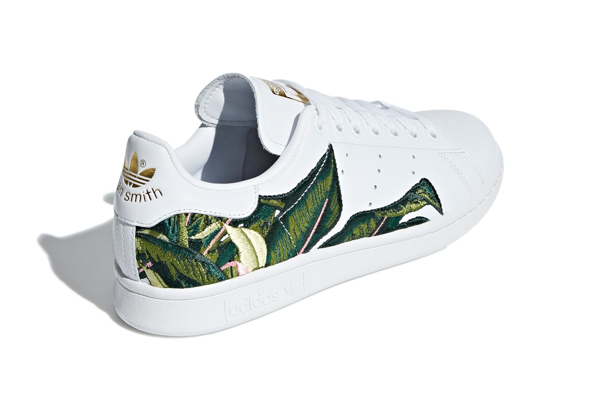 adidas Originals Tropical Banana Palm Leaf Embroidered Stan Smith