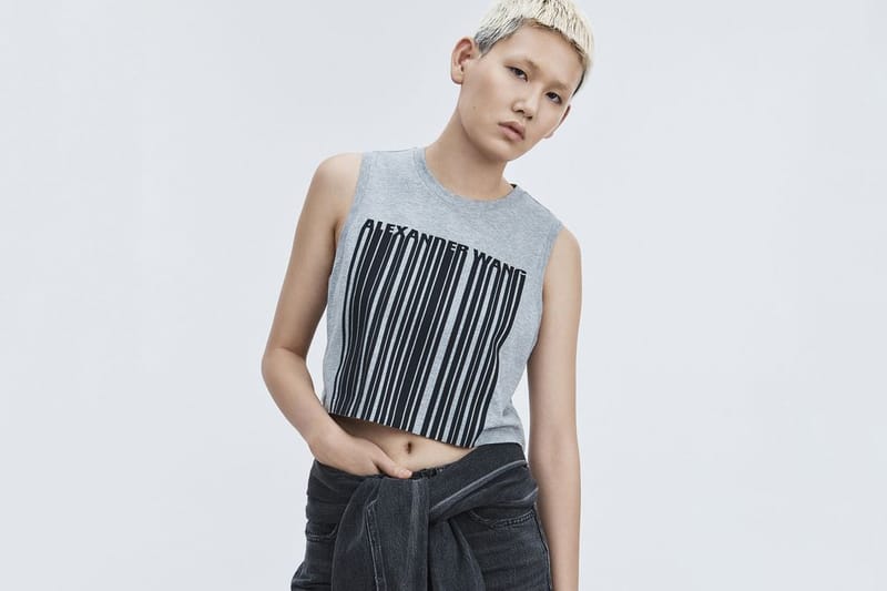 alexander wang barcode tee