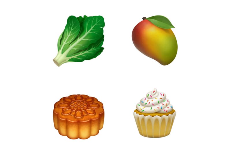 apple new emojis world emoji day red curly hair peacock mooncake mango cupcake superheroes bald