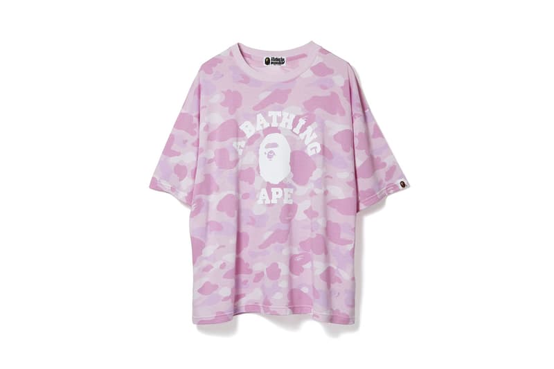 bape a bathing ape womens exclusive pastel camo print tees polos headbands shark full zip hoodies