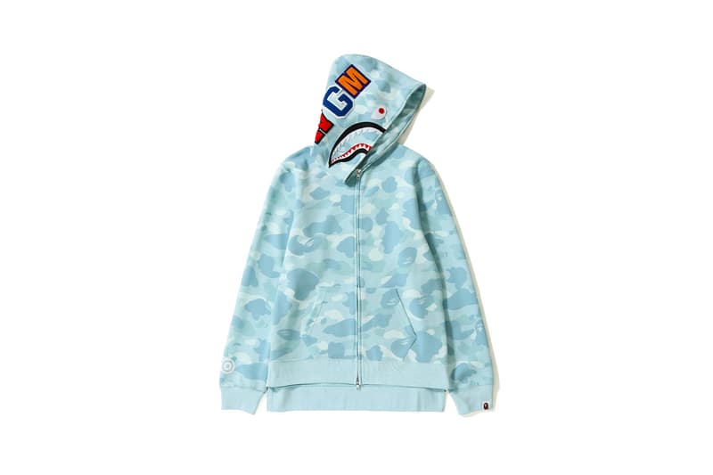 bape a bathing ape womens exclusive pastel camo print tees polos headbands shark full zip hoodies