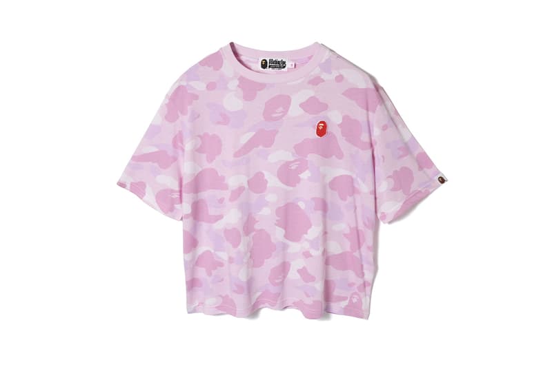 bape a bathing ape womens exclusive pastel camo print tees polos headbands shark full zip hoodies