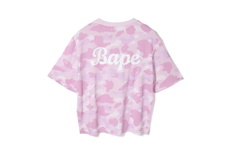 bape a bathing ape womens exclusive pastel camo print tees polos headbands shark full zip hoodies