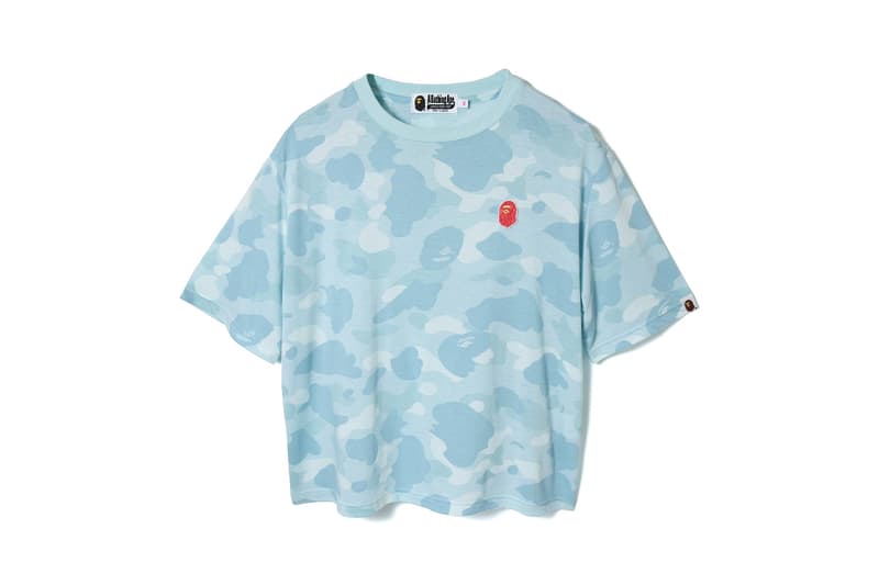 bape a bathing ape womens exclusive pastel camo print tees polos headbands shark full zip hoodies