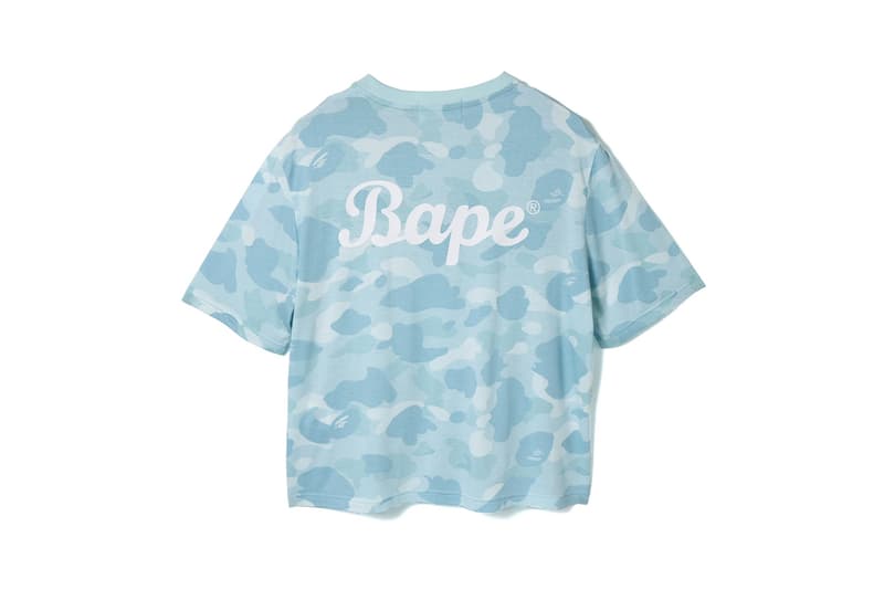 bape a bathing ape womens exclusive pastel camo print tees polos headbands shark full zip hoodies