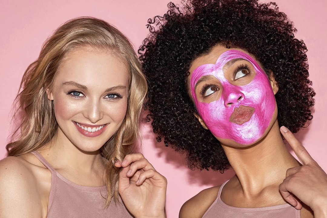 BECCA x GLAMGLOW Pink GravityMud Mask Shimmering Skin Perfector Beauty Collaboration