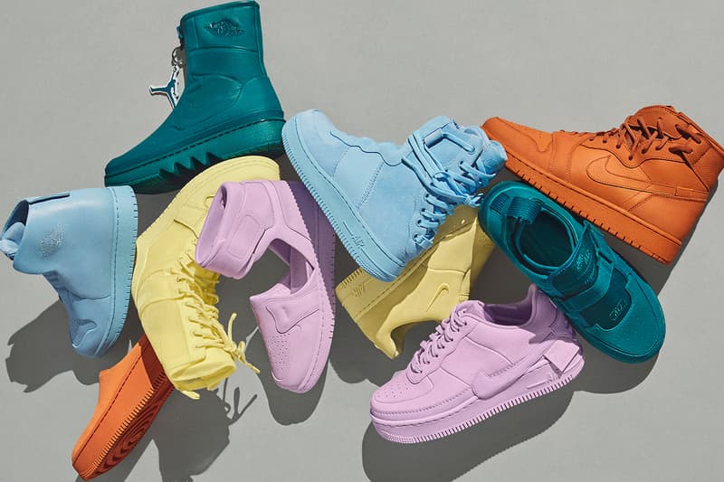 Nike 1 Reimagined Color Air Force 1 Air Jordan Orange Yellow Purple Green Blue