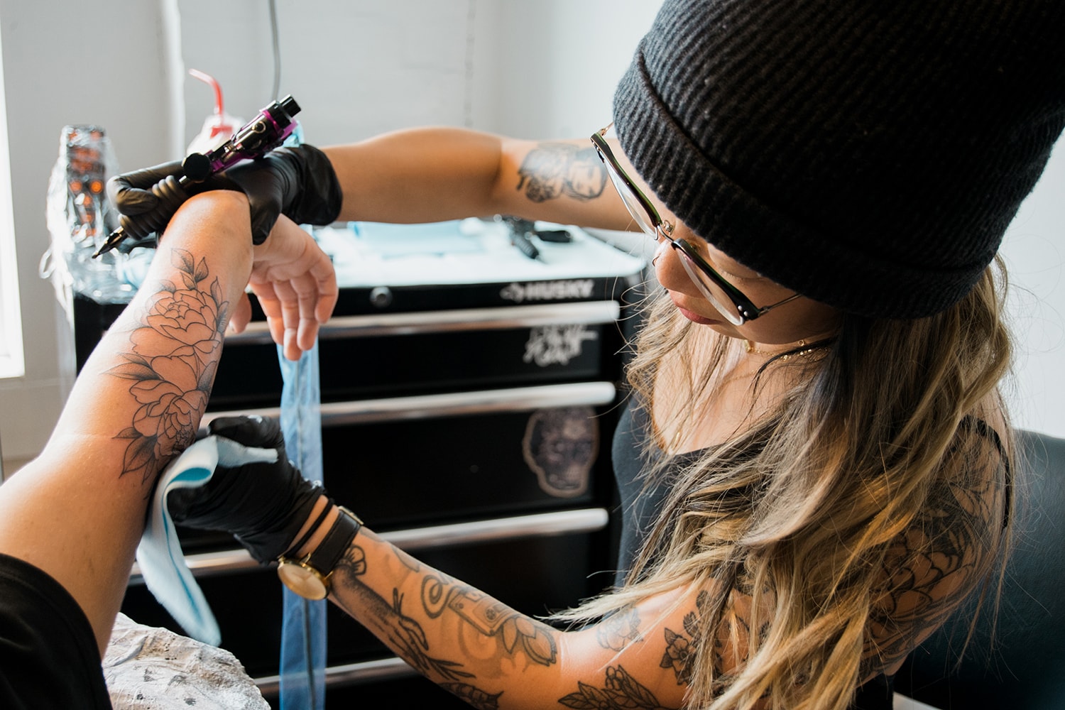 Tattoo Artist Female Vancouver Floral Vanessa Dong