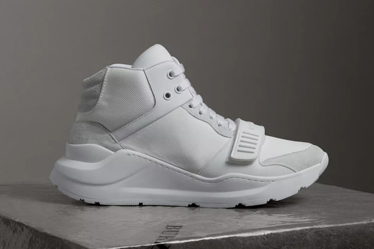 Here's Why You Need Burberry's All-White Neoprene Sneakers