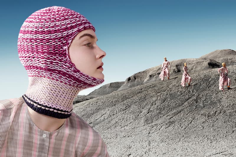 Tecnologias Calvin klein Monogram Podkoszulek 2 Jednostki Fall 2018 Campaign Knit Mask Sweater Pink