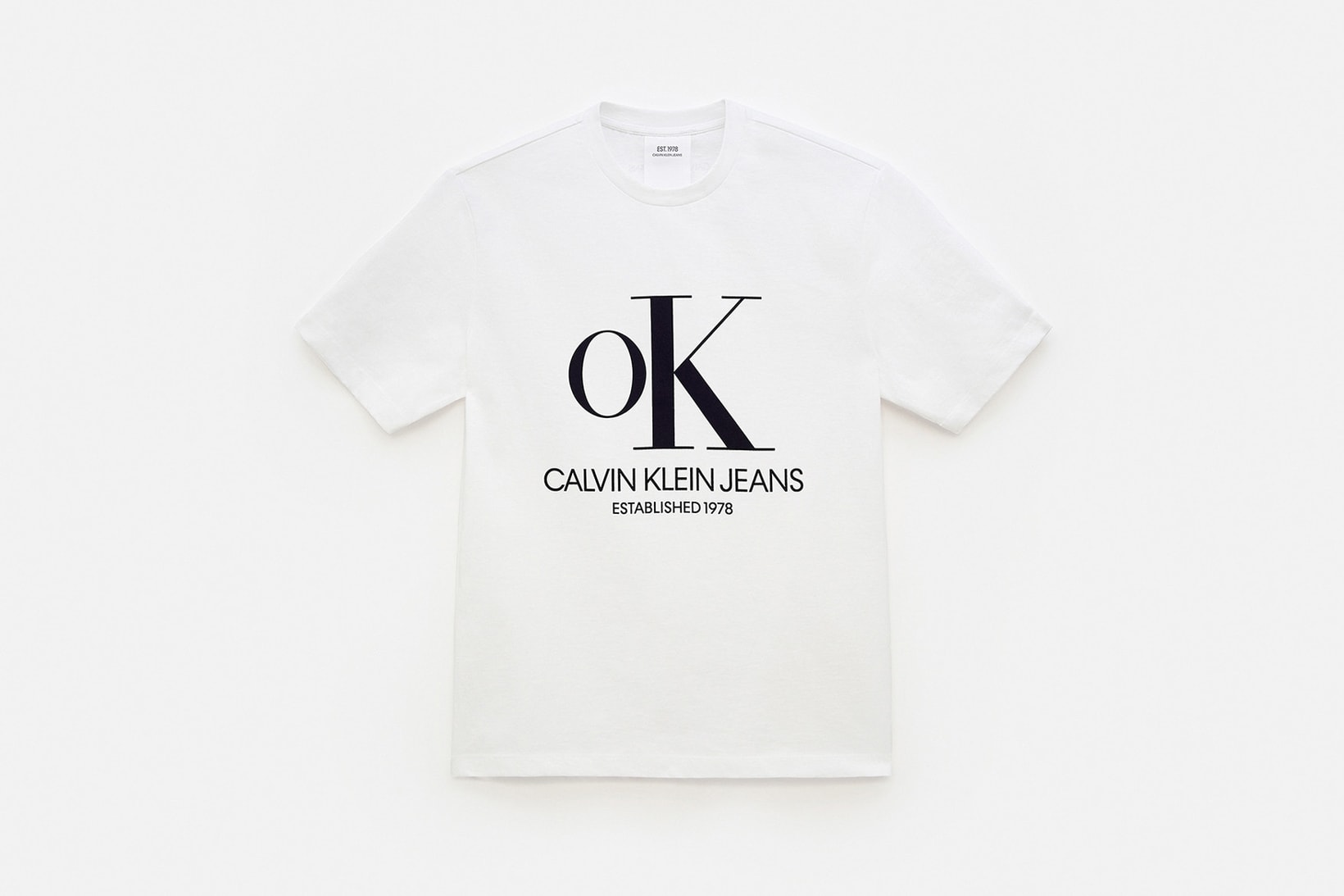 CALVIN KLEIN EST. 1978 Collection Logo T-shirt White